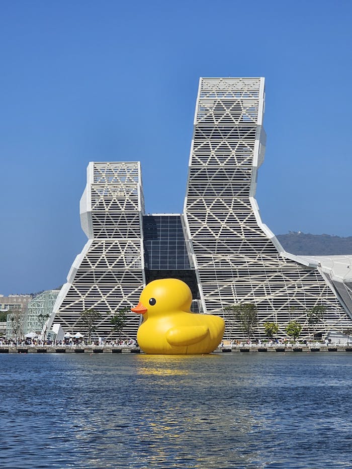 Rubber Duck in Kaohsiung, Taiwan